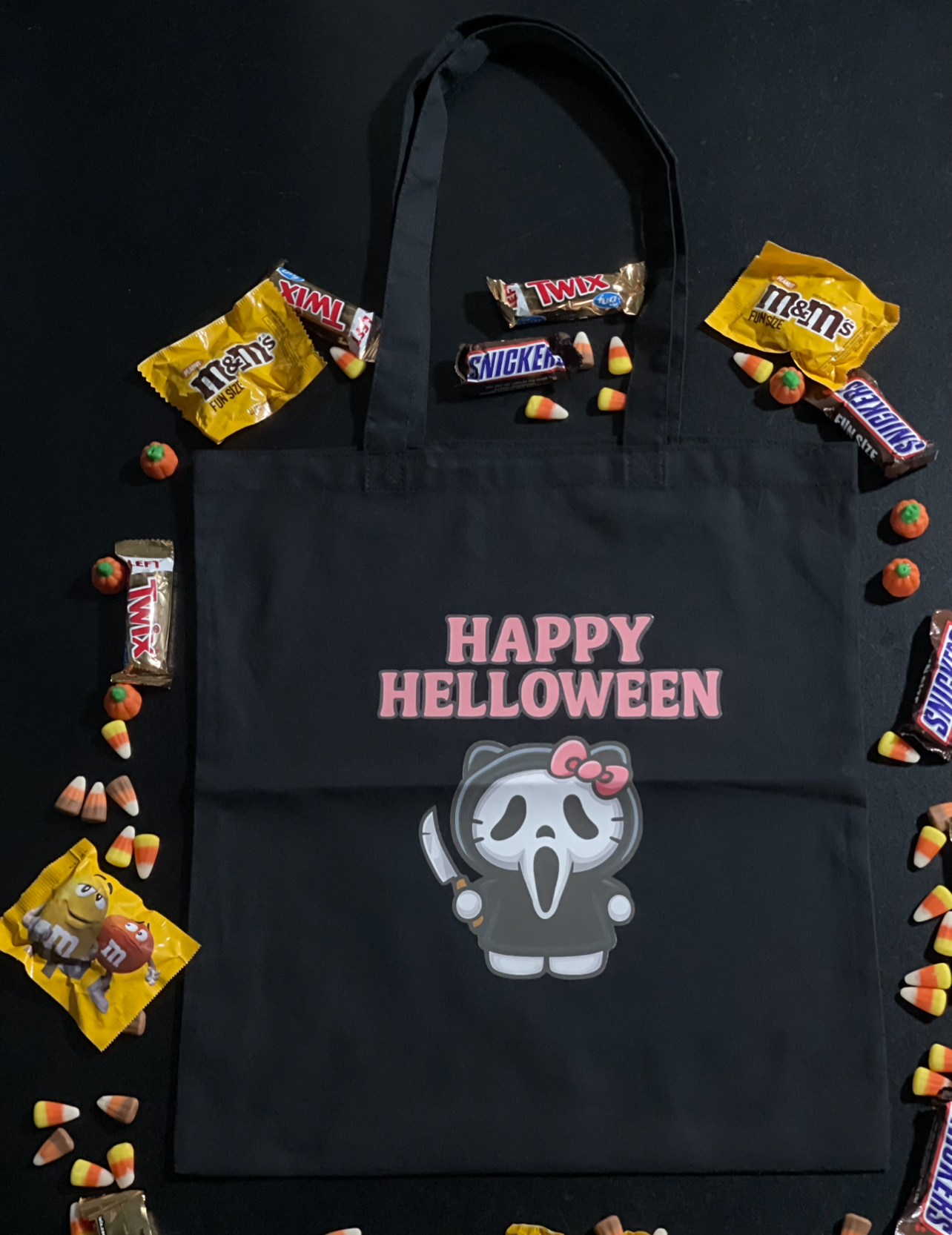 Personalized Halloween candy bag