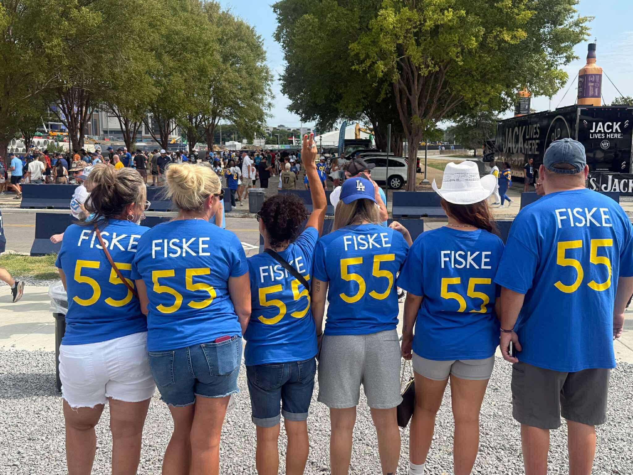 Team jersey: Fiske #55